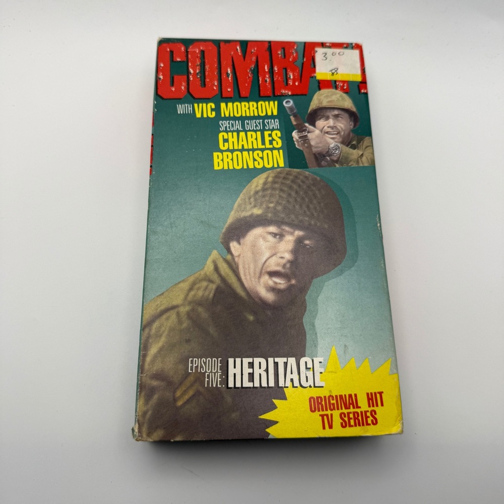 Combat! Episode Five Heritage VHS Vic Morrow Charles Bronson WWII TV Series 9055 - Picture 2 of 4